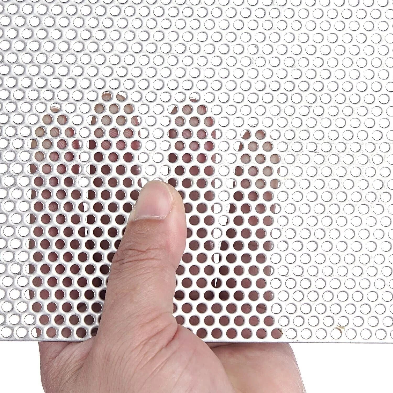 Perforated Sheet Stainless Steel Perforated Metal Sheet 11.8″ x 11.8″ x 0.06″ St