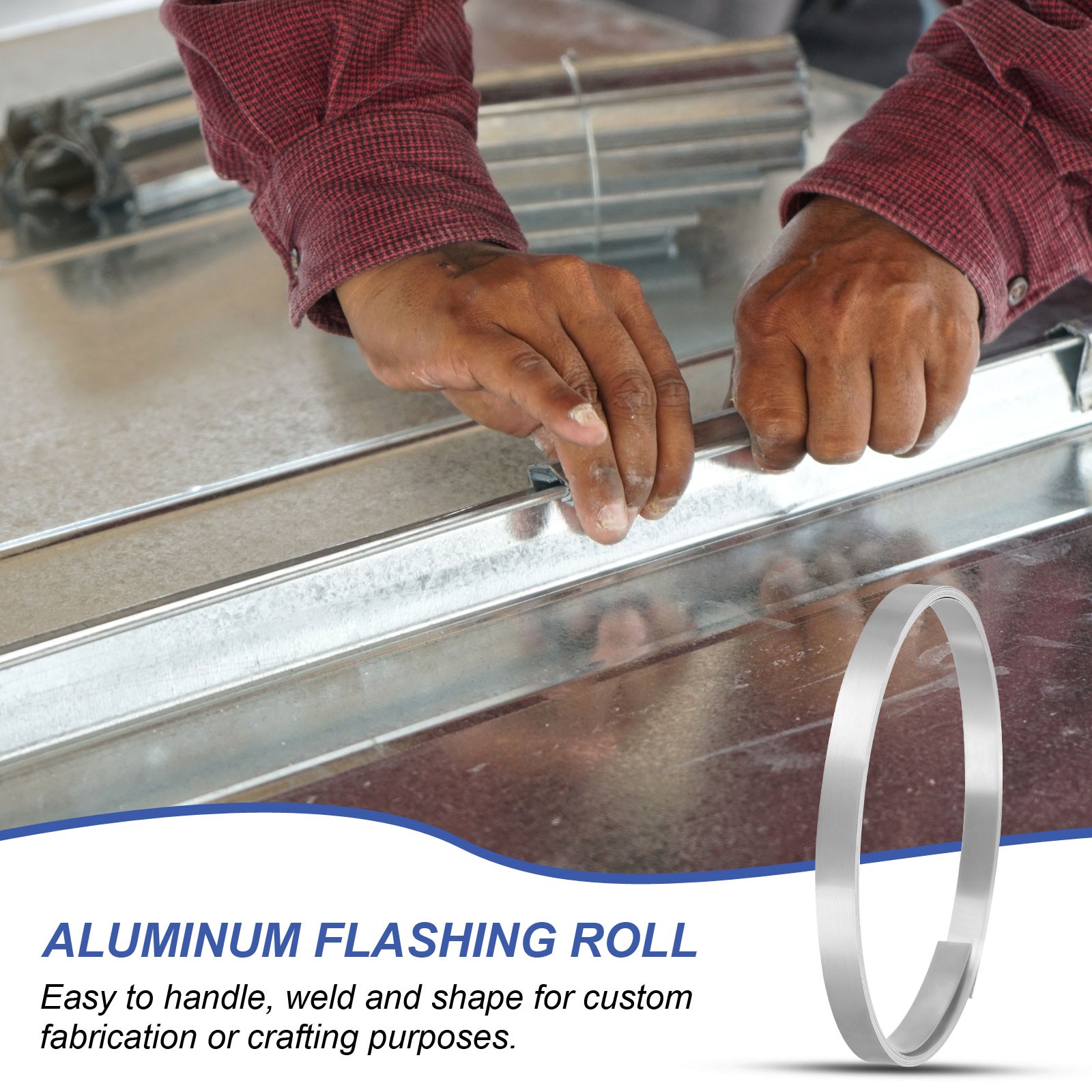 3000mm x 10mm x 0.3mm Aluminum Flashing Roll 1060 Aluminum Metal Roll Sheet
