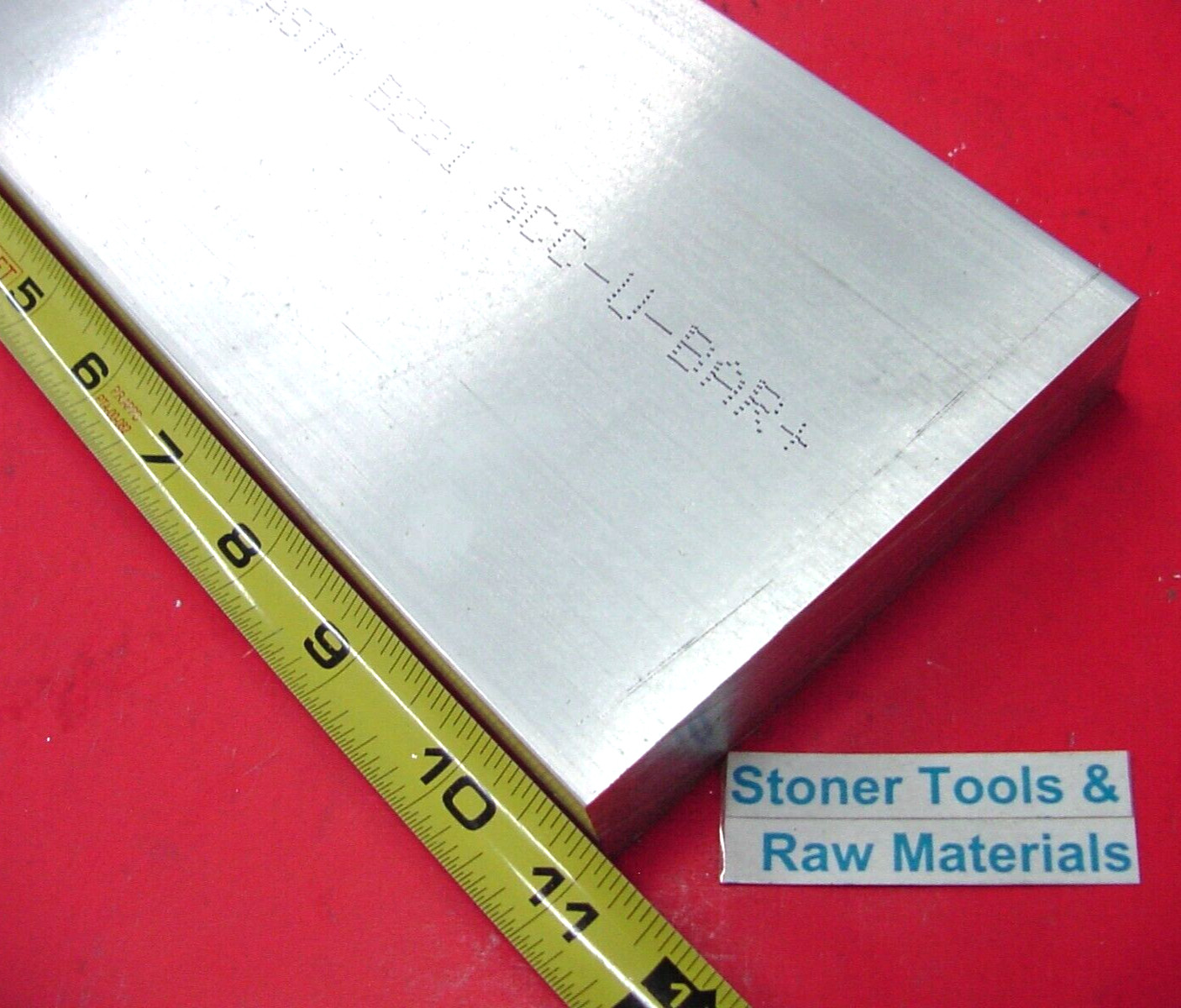 5/8″ X 6″ ALUMINUM 6061 FLAT BAR 11″ long Solid T6511 Extruded Mill Stock New