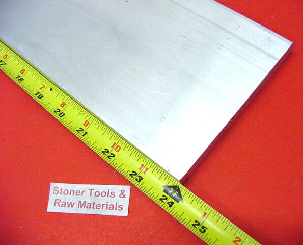5/8″ X 6″ ALUMINUM 6061 FLAT BAR 24″ long Solid Extruded T6511 Mill Stock New