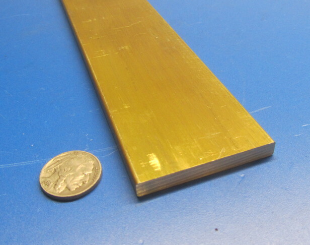 360 Brass Flat Bar 1/4″ Thick x 2.0″ Wide x 60.0″ Length
