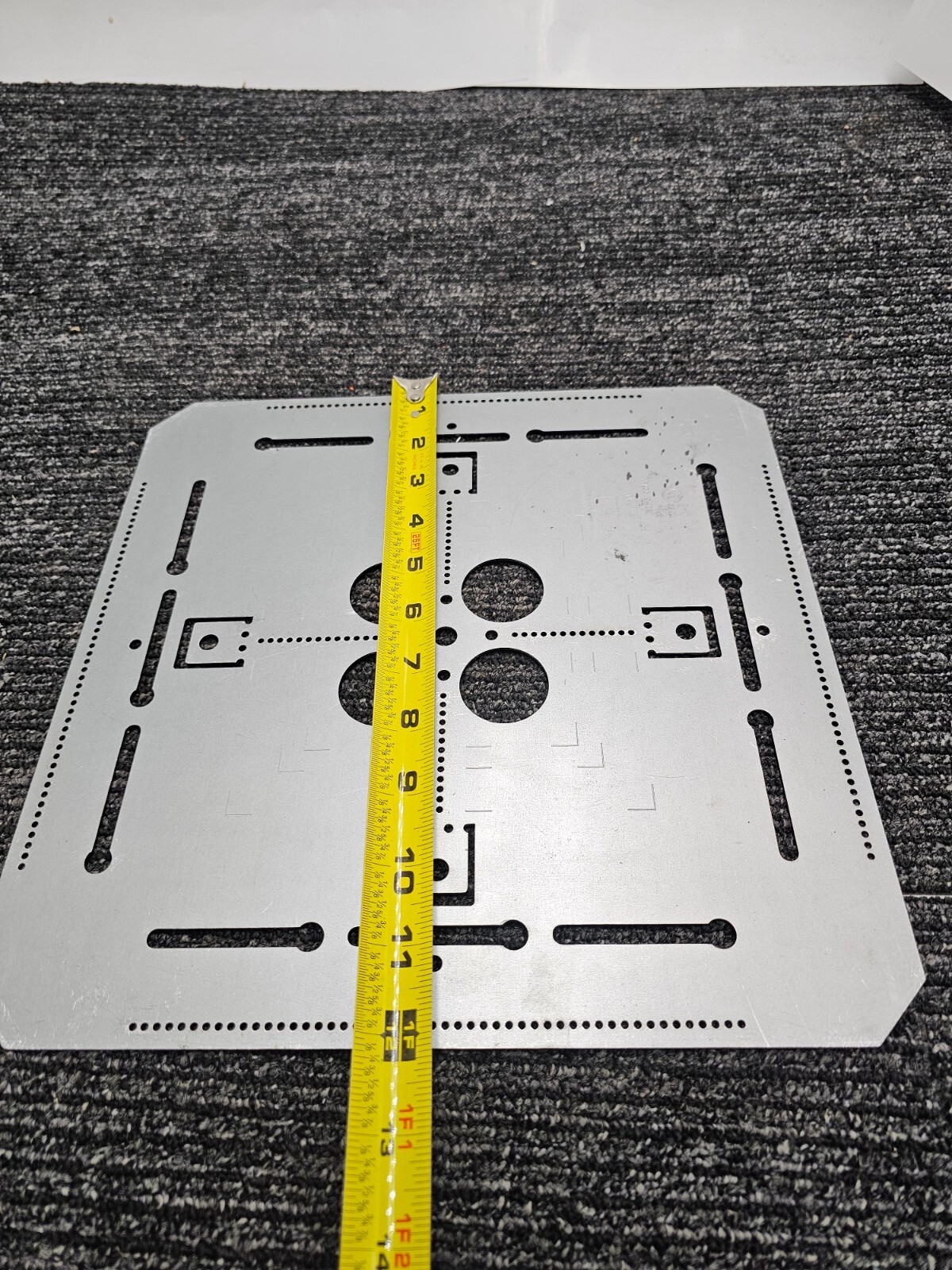 Raco 9112R Flat Box/Conduit Support Plate, 12 Inches Galvanized Steel