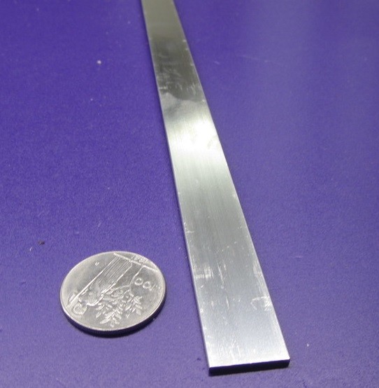 1100 Aluminum Bar Softened (O) .090″ Thick x 2.0″ Wide x 24″ Length, 2 pcs