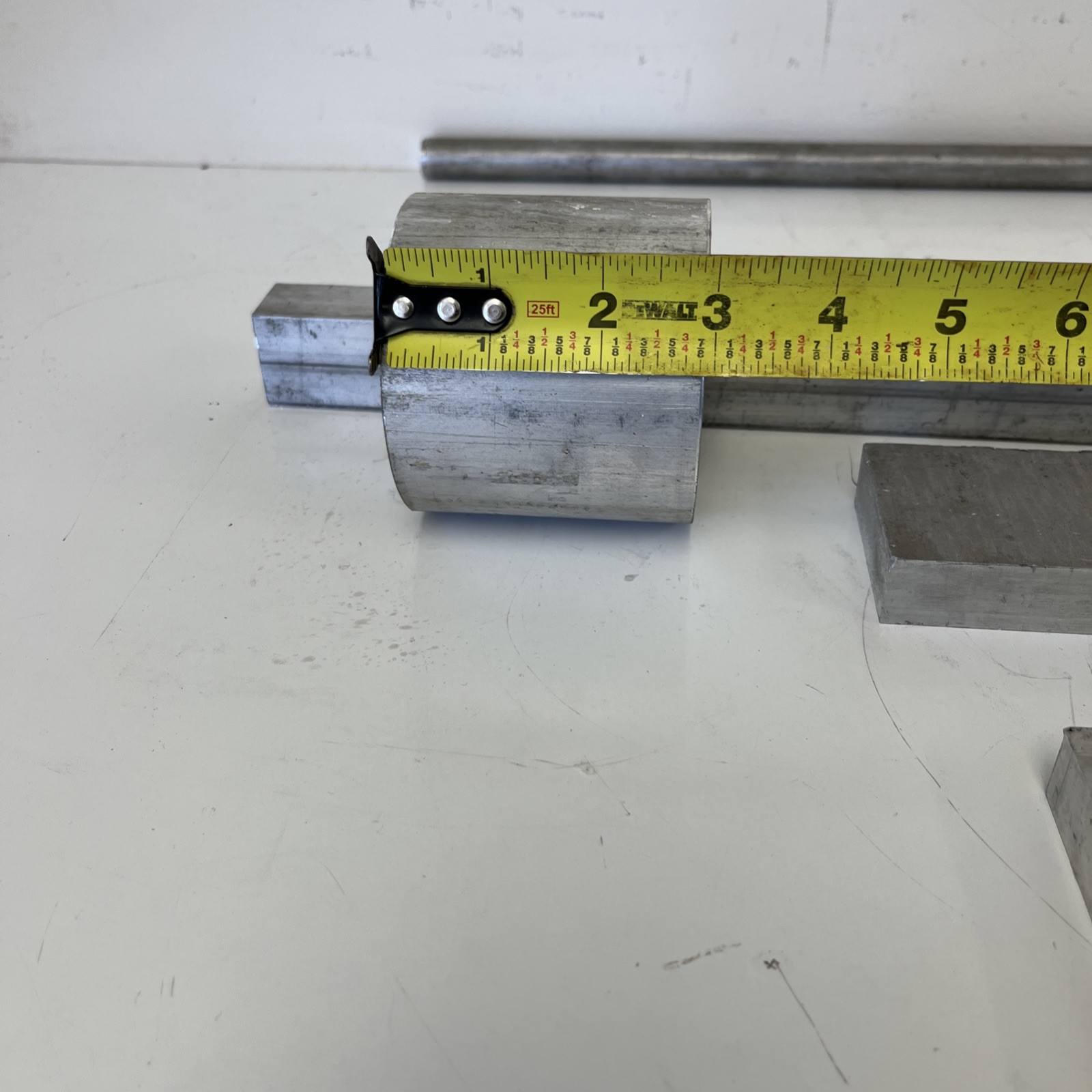 (6) Piece Aluminum Remnant Lot. See Pics .3/4” Down To 1/4”