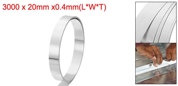 3000mm x 20mm x 0.4mm Aluminum Flashing Roll 1060 Aluminum Metal Roll Sheet