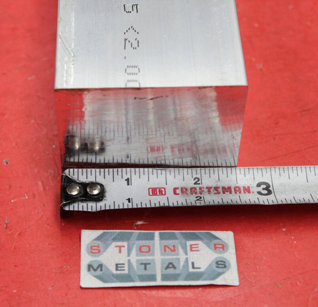 2″ X 2-1/2″ ALUMINUM 6061 FLAT BAR 8″ long Solid Extuded Mill Stock New