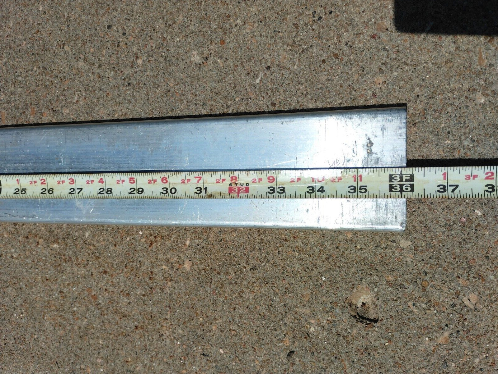 3/8″ x 3″ x 36″ 6101-T61 Aluminum Flat Bar – Rounded Edge New