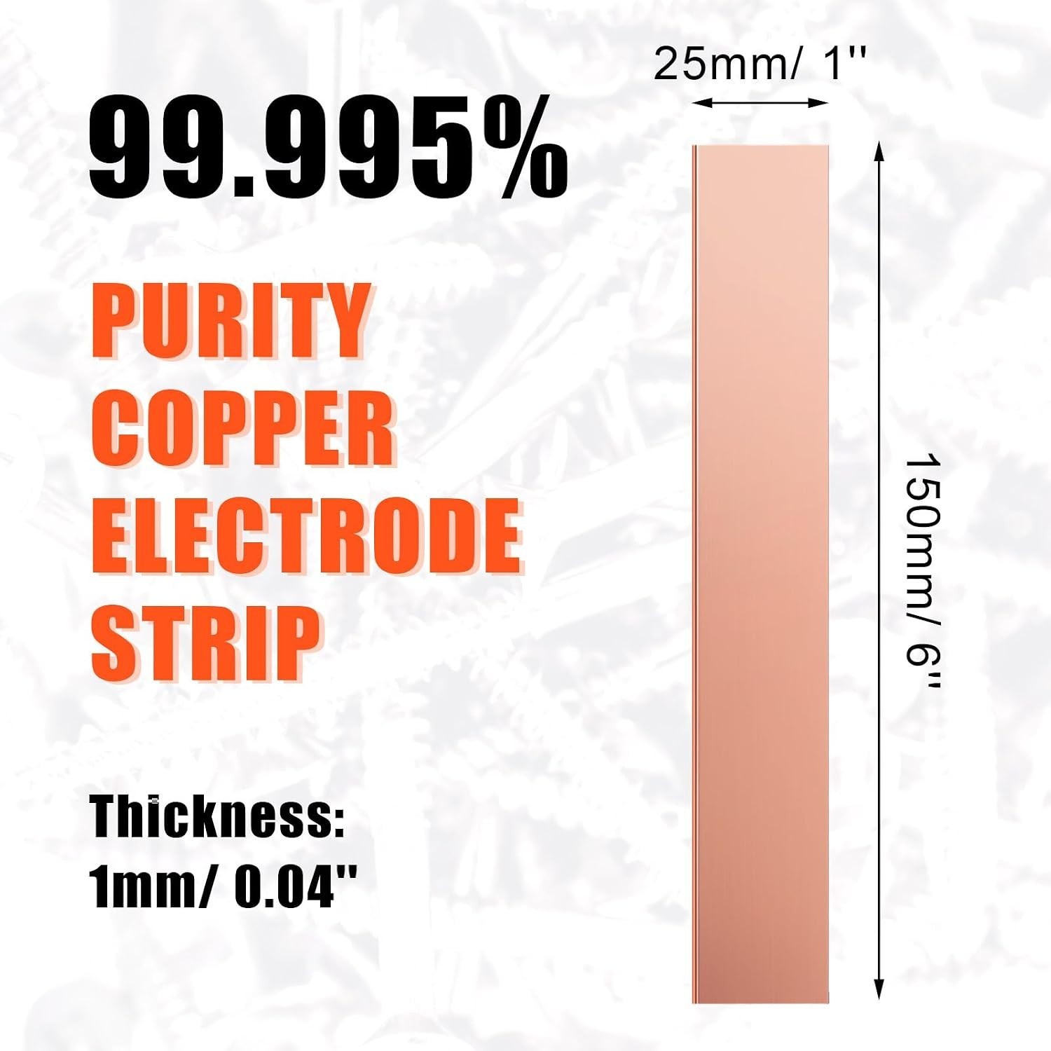 Copper Electrode Strip for Steel Protection (20)