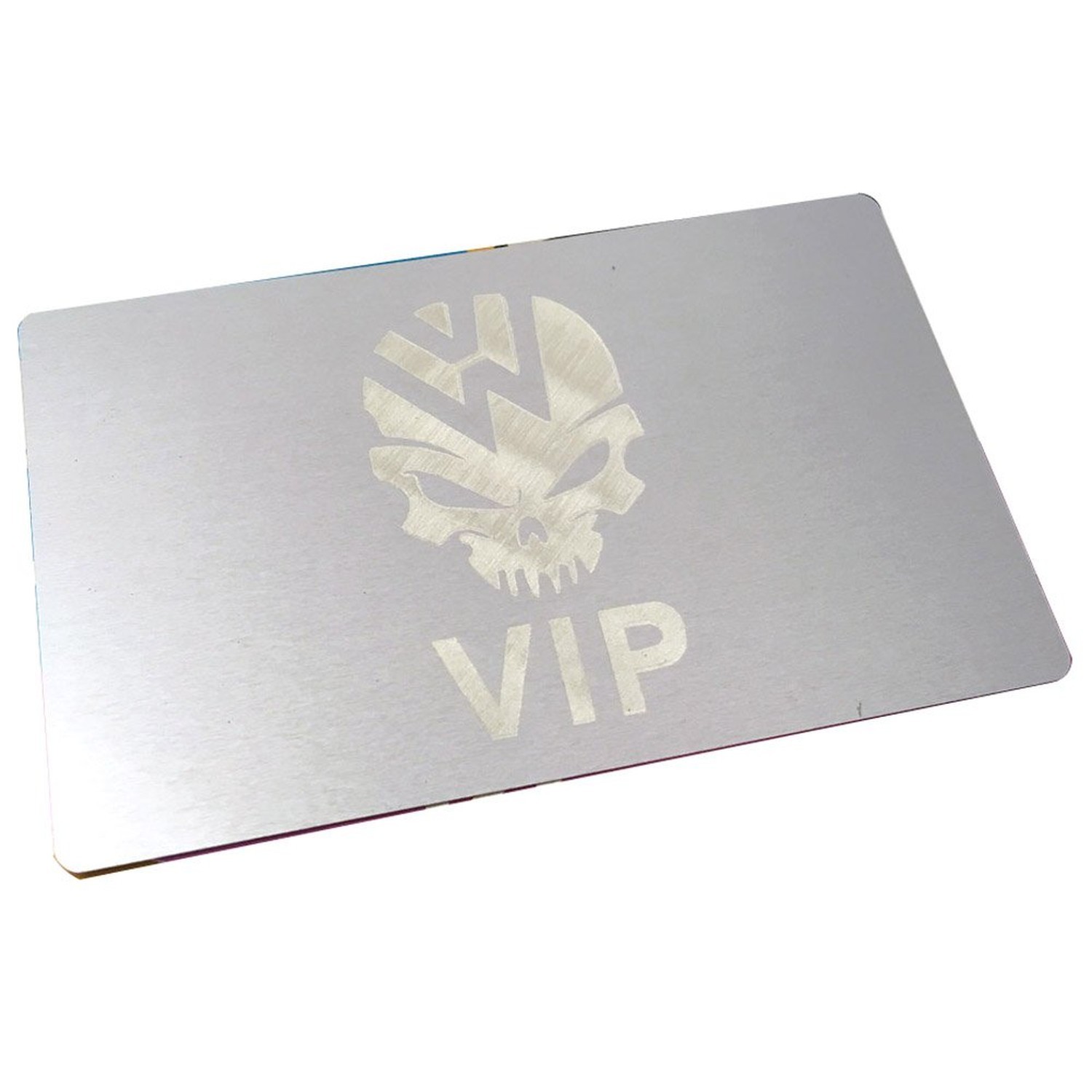 Thin 100PCS Aluminum Alloy Metal Card Plate 3.4 X2.13X0.008 inch for Laser En…