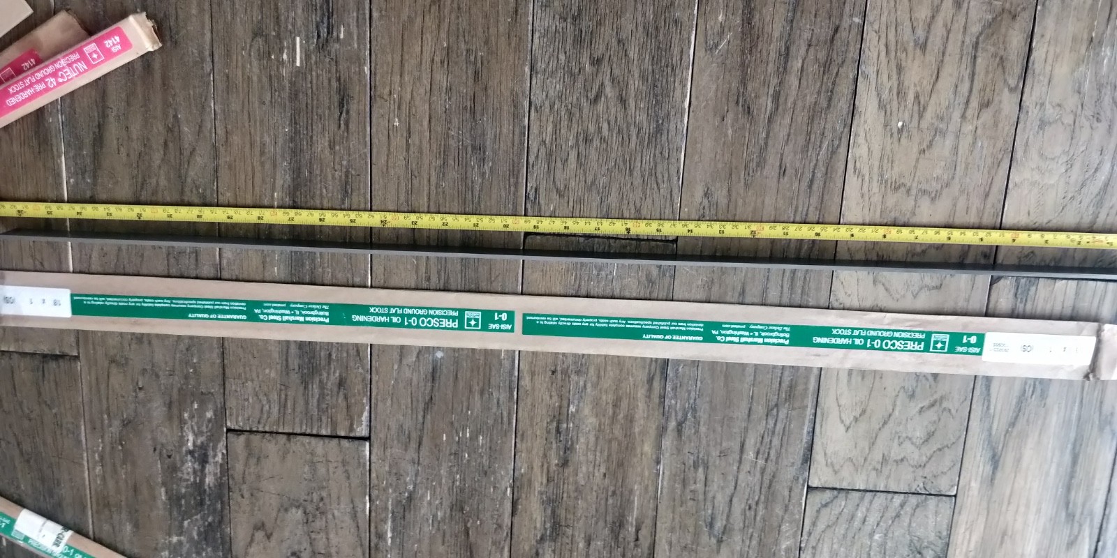 Precision Ground Flat Stock 36″ x 1/8″ x 1″ Precision Marshall PRESCO 0-1