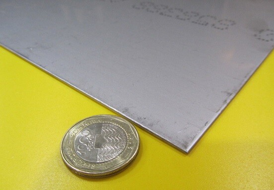 321 Weldable Stainless Steel Sheet, .062″ Thick x 12″ Wide x 12″ Length, 1 Unit