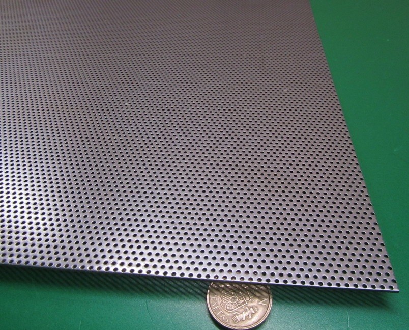 Perforated Staggered Steel Sheet .060″ Thick x 24″ x 24″, .062″ Hole Dia.