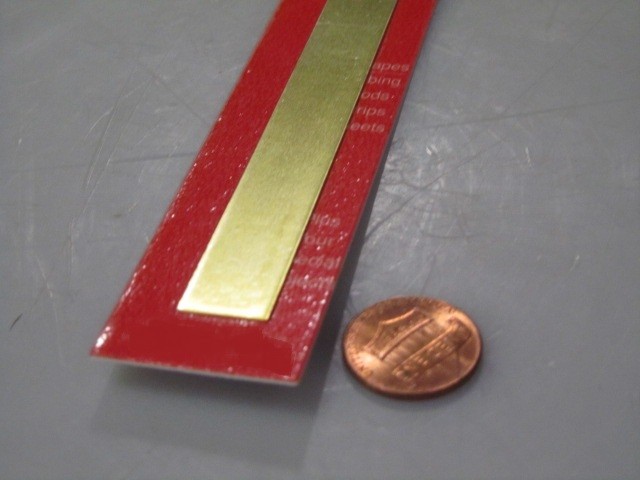 260 Brass Flat Bar .016″ (+/- 0.002″) Thick x 1/2″ Wide x 1 Foot Length, 10 Pcs