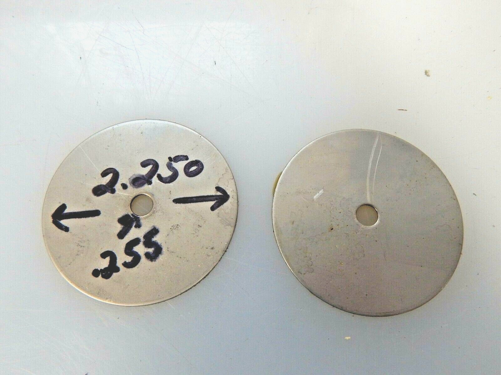 Inconel 718 fender washers 2.25 OD .255 ID .035 Thick 10 pieces for price