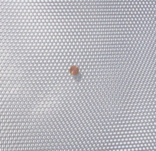 1/4″ HOLES 16 GAUGE 304 STAINLESS STEEL PERFORATED SHEET– 12″ X 12″