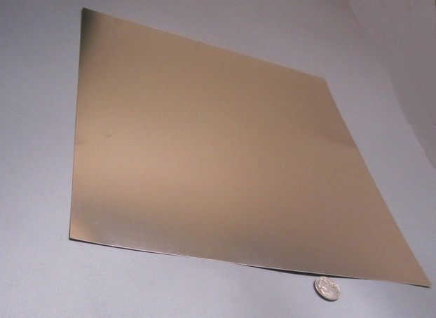 301 Stainless Steel Sheet Shim, .006″ (+/-.0004″) x 12.0″ Width x 12″ Length