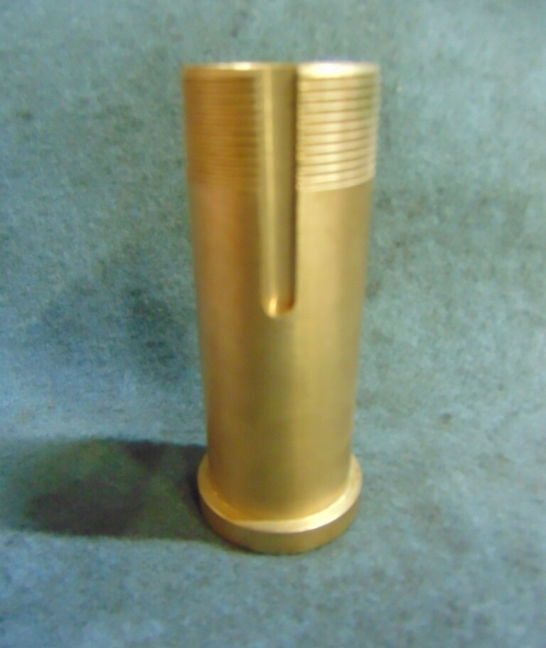 BRONZE BUSHING / NUT WITH KEY WAY 1/4″ X 1/8″, O.A.L. 3-13/16″, O.A.D. 1-9/16″
