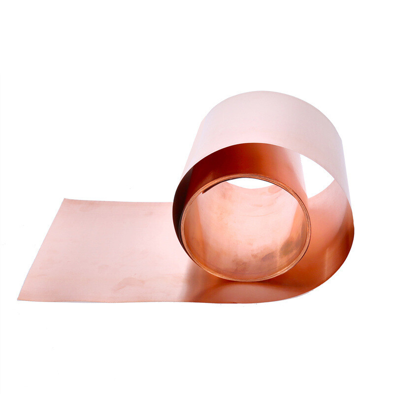 99.9% Pure Copper Sheet Strip 0.01-0.3mm Thin Metal Plate Foil Roll New