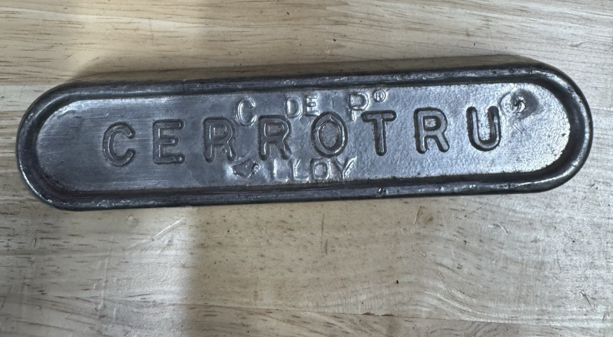 CERROTRU ALLOY BAR LOW MELTING TEMPERATURE