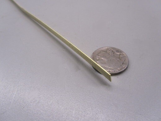 260 Brass Flat Bar .016″ (+/- 0.002″) Thick x 1/4″ Wide x 1 Foot Length, 10 Pcs