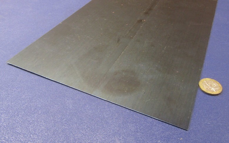 1095 Hard Blue Tempered Spring Steel Shim .030″ Thick x 8.00″ Wide x 24″ Long