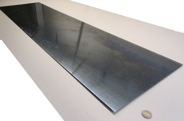 1095 Full Hard Spring Steel Shim 0.018″ Thick x 12.0″ Width x 48″ Length