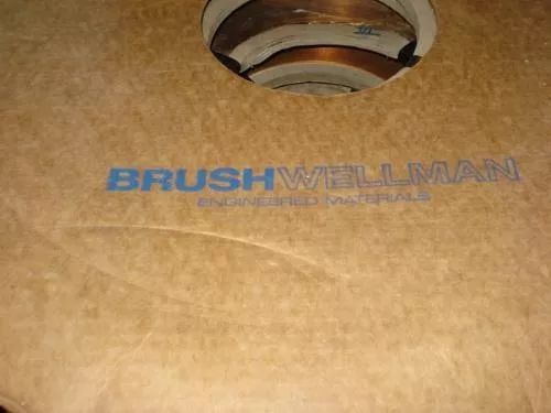 BERYLLIUM COPPER STRIP 0.50mm X 9.50mm X METERS Long MADE IN USA Brush Wellman