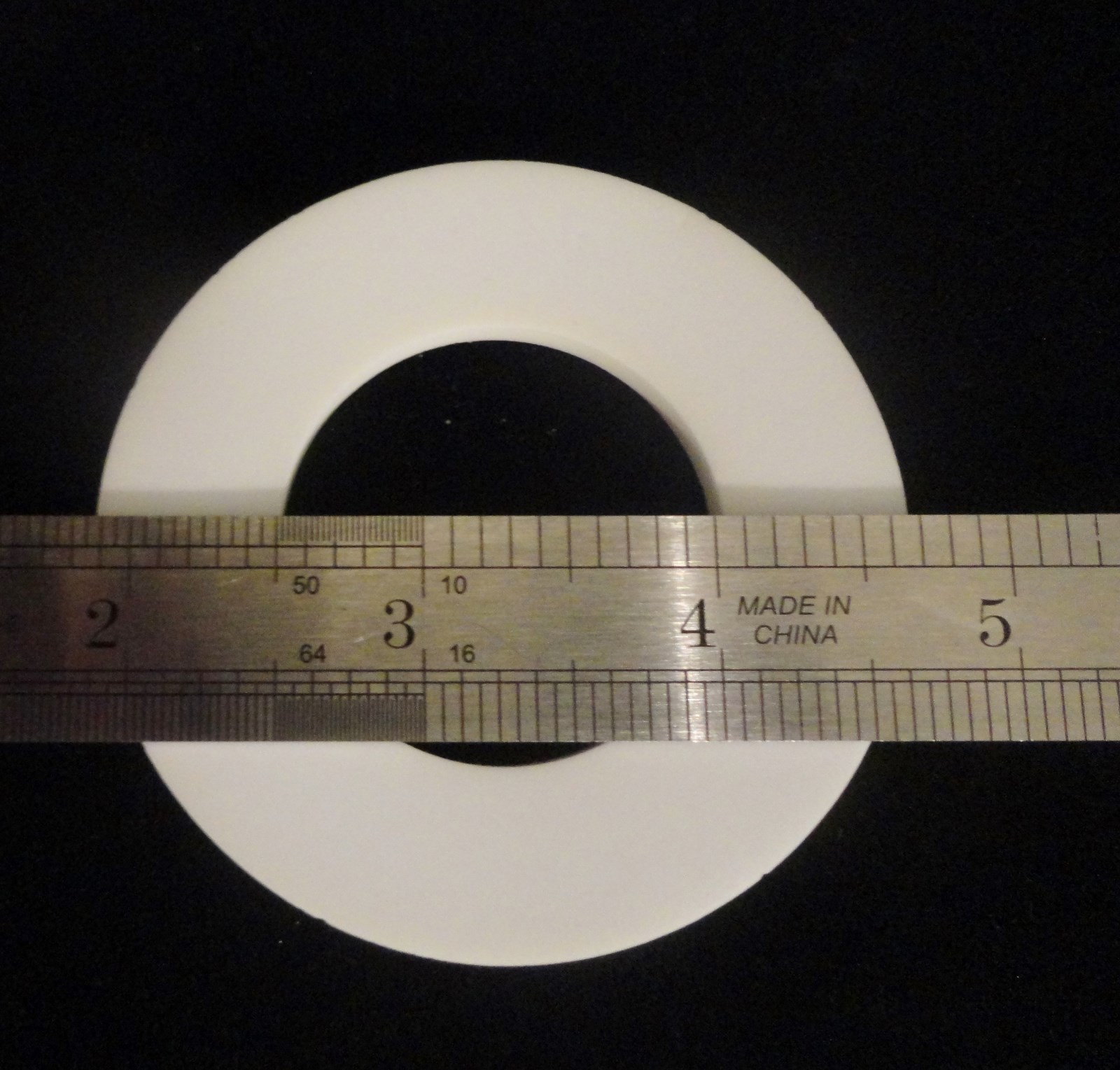 LARGE HIGH PURITY ALUMINA CERAMIC RING WASHER SPACER PLATE No.:3
