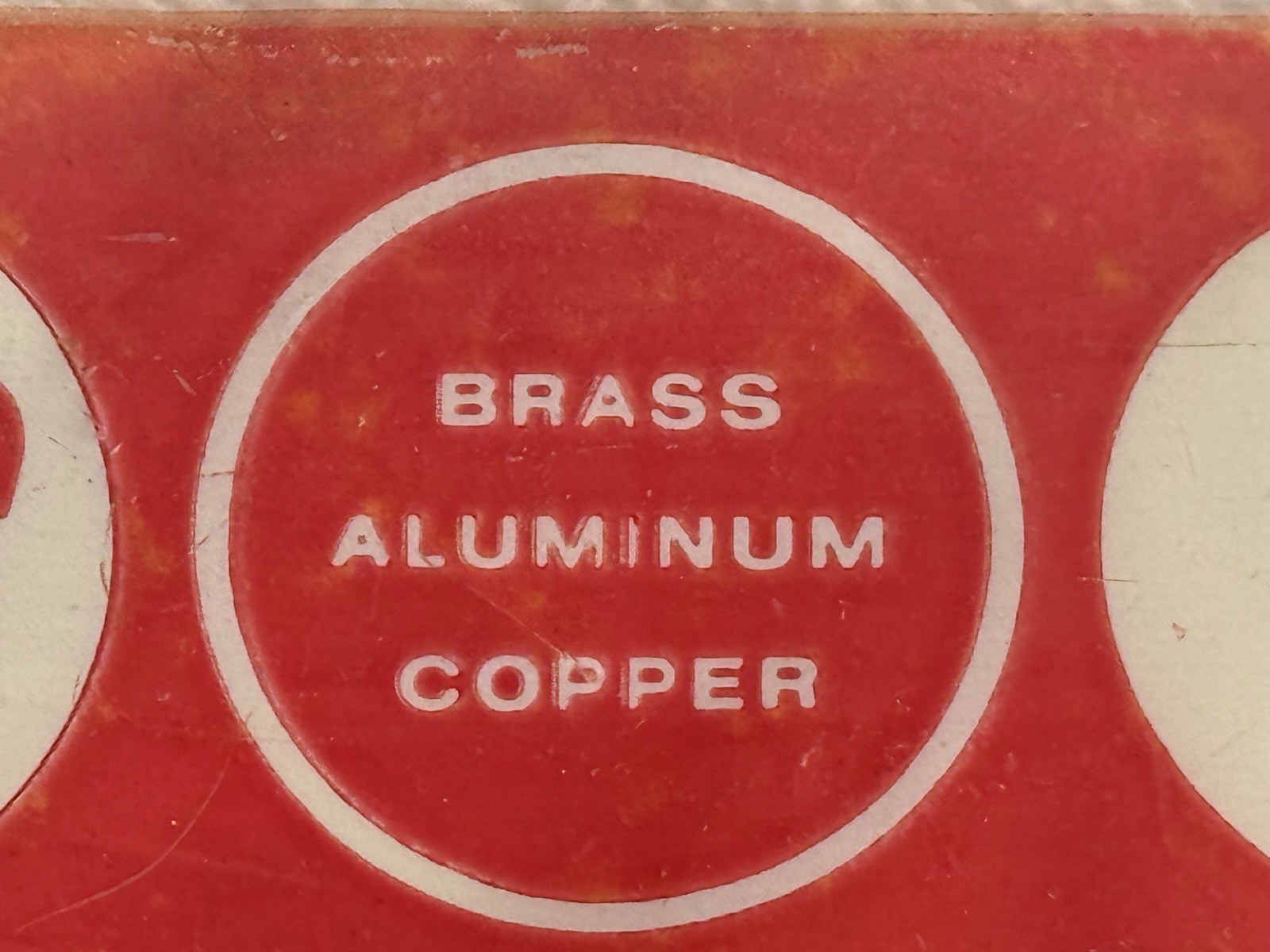 K & S Precision Metals .005x4x10 #250 Brass Sheet Metal Nos Vintage