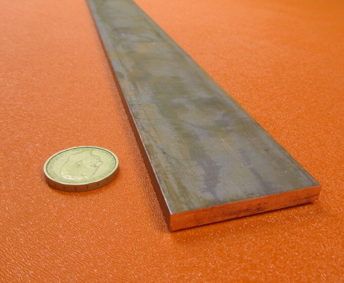 182 Copper Bar 1/4″ Thick x 2.0″ Wide x 3 Foot Length
