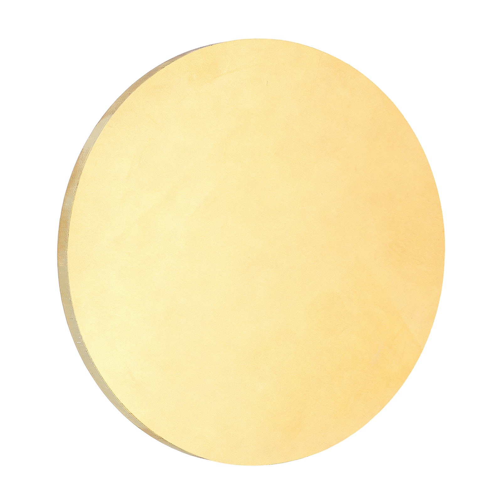 Brass Round Plate, 0.2″(5mm) Thick 3.15″(80mm) Dia H65 Brass Round Sheet