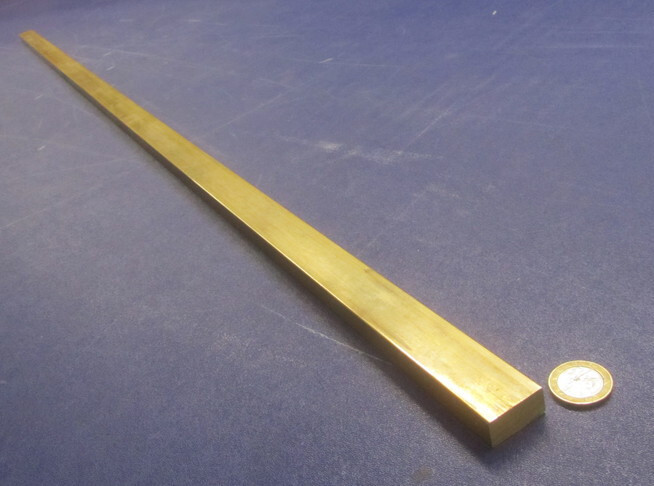 385 Brass Flat Bar 1/2″ Thick x 1.0″ Wide x 4 Foot Length