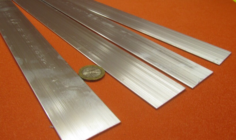 6061 T6 Aluminum Bar, 1/16″ Thick x 1 1/2″ Wide x 24″ Length, 4 Units