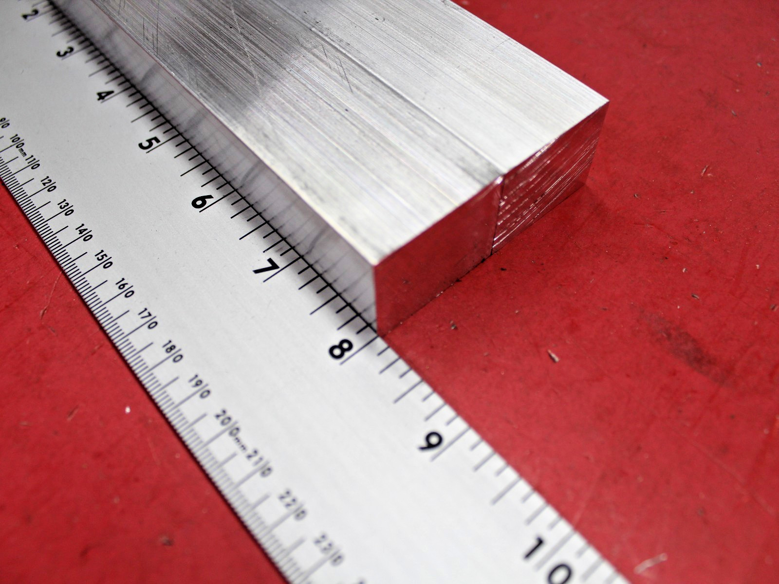 2 Pieces 1″ X 1-1/4″ ALUMINUM 6061 FLAT BAR 8″ long T6511 SOLID Extruded Stock