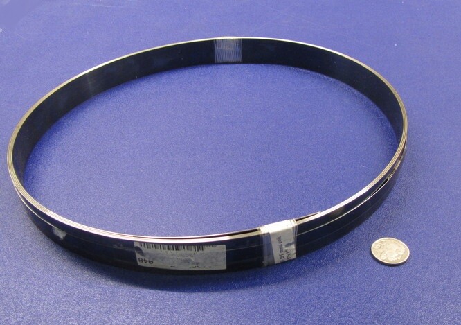 Blue Tempered Spring Steel Shim 0.025″ Thick x 1.00″ Width x 120″ Length