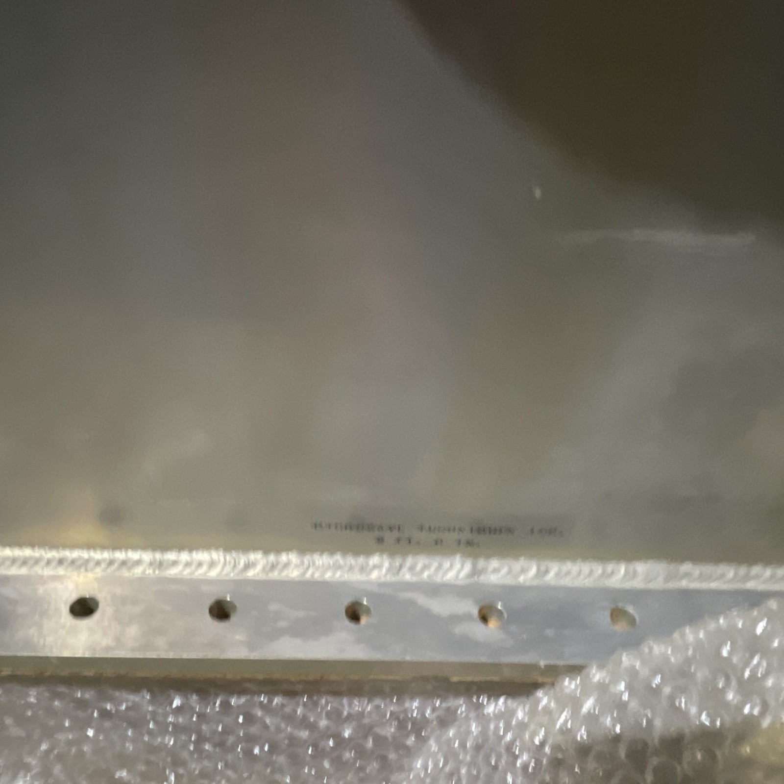 Microwave Techniques Inc. Aluminum Metal Plate FT-0 IN 2 ft Length