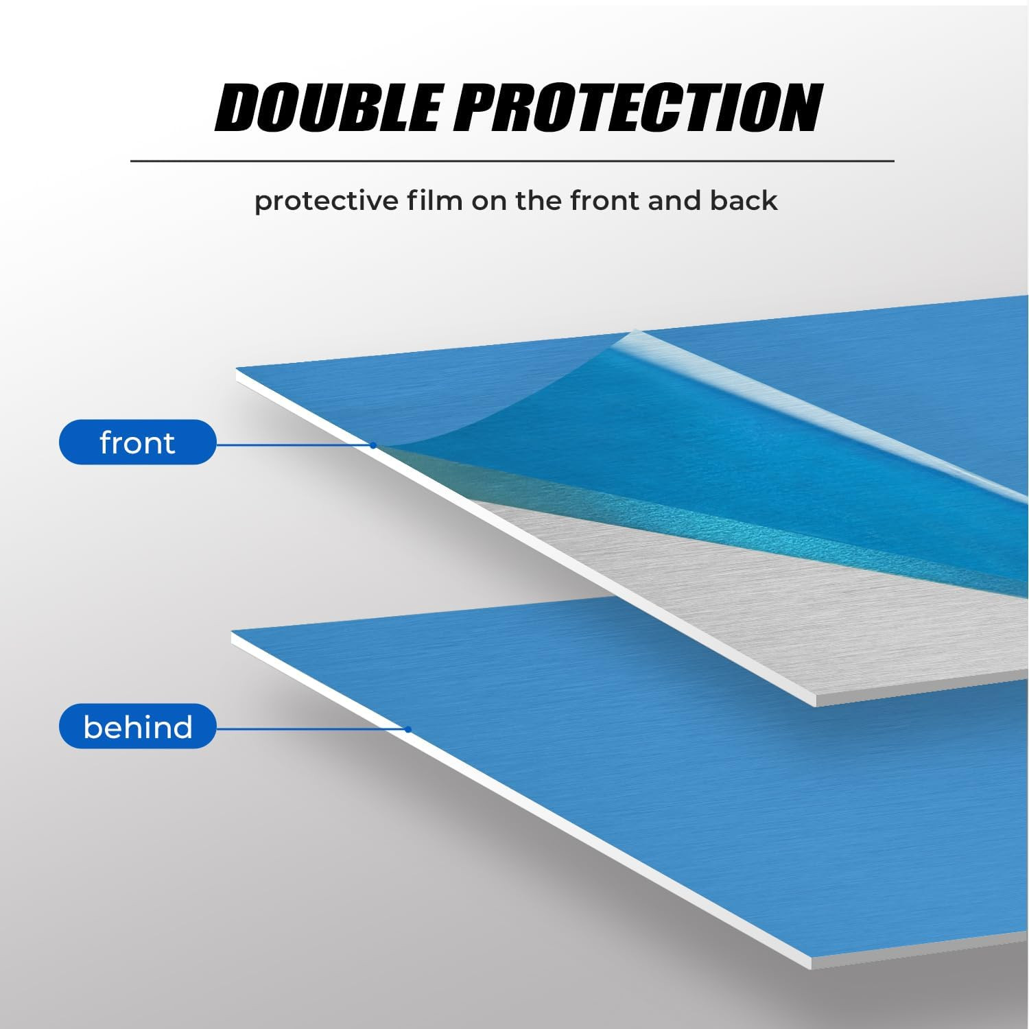 2PCS 6061 Aluminum Sheet Metal 4″ x 6″-18 Gauge(150mm×100mm×1mm) Aluminum Pla…