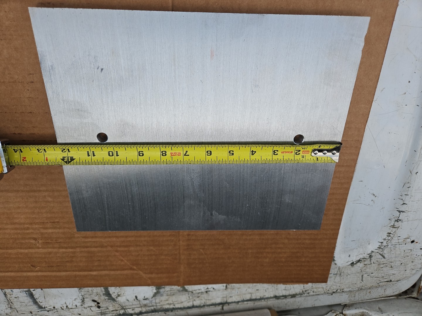 Aluminum plate 6061-T651 1/2” X 12-5/16” X 9-15/16″ Made In USA