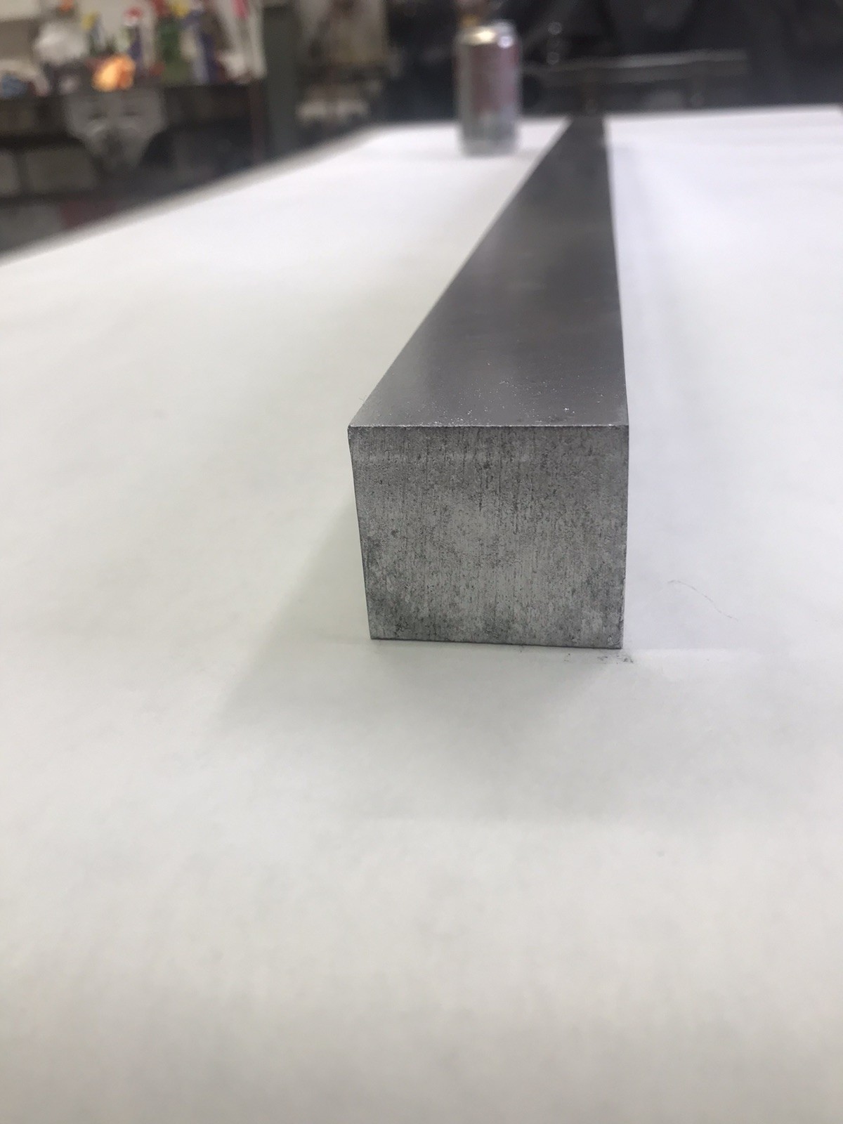 4140 STEEL Deluxe 1.260×1.400×42″ flat and square FREE SHIPPING