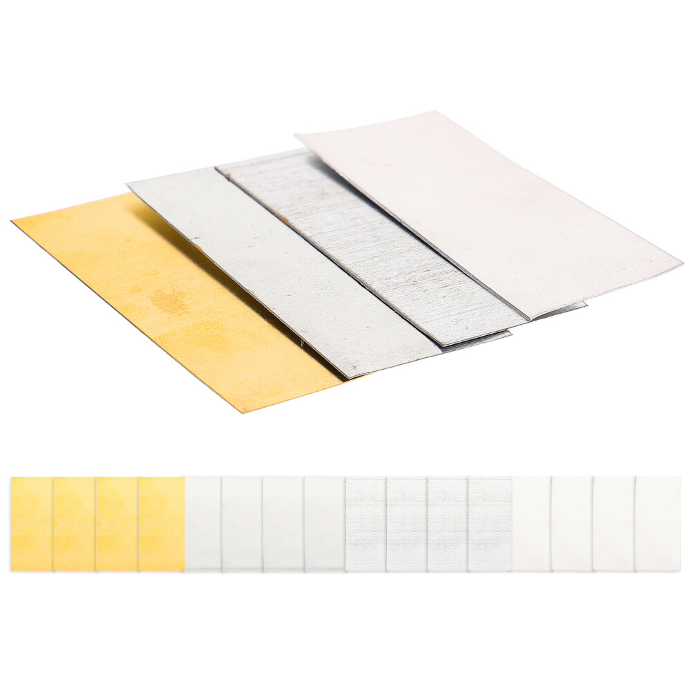 16PCS Zinc Anodes Copper Anode Sheet Electrode Strip Fruit Power Experiments
