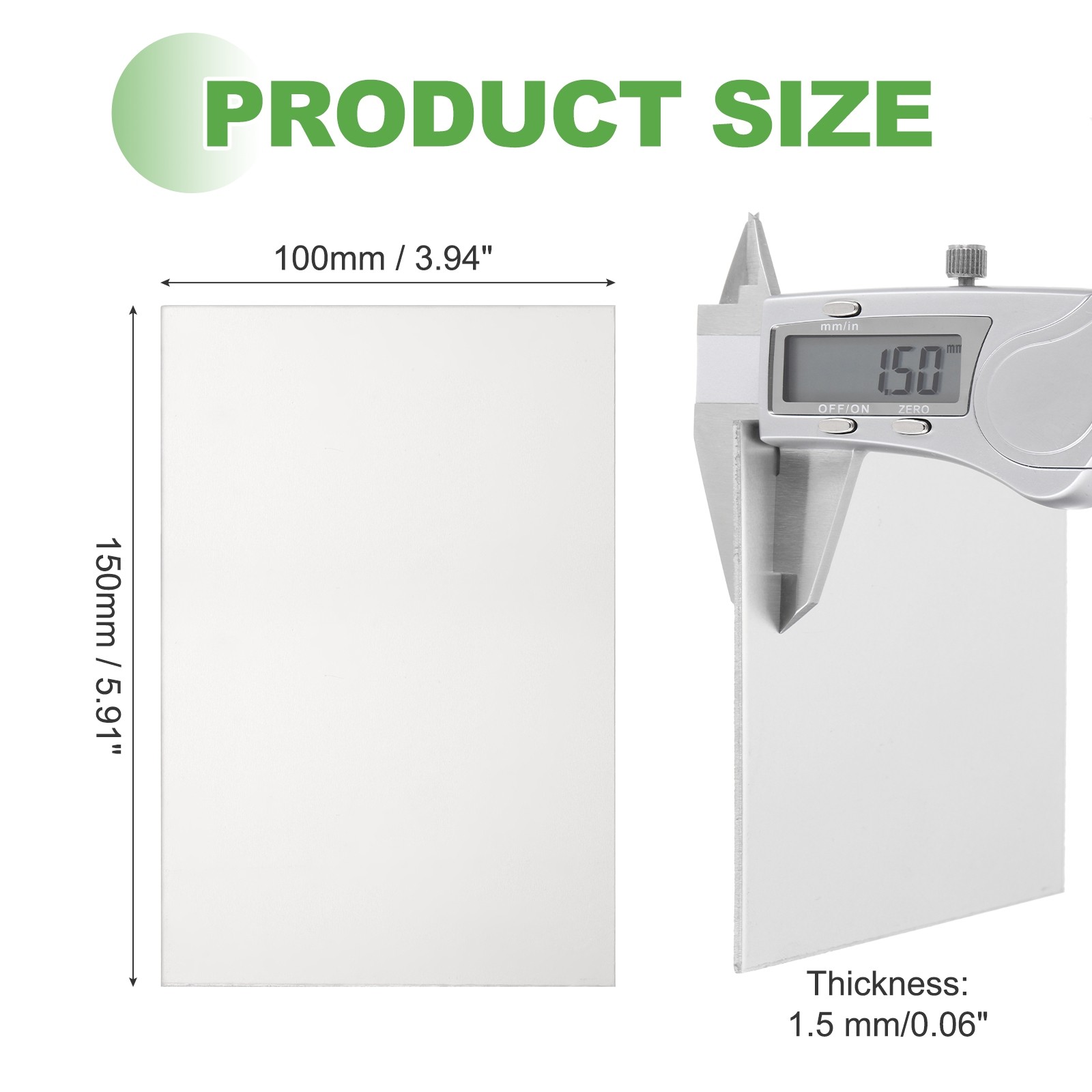 Titanium Plate Sheet TC4 (Gr5) 150x100x1.5mm Titanium Alloy Sheet