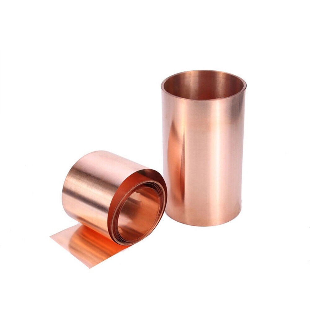 Pure Cu Sheet Copper Foil Copper Sheet Plates 99.9% Copper Strip 0.01~1mm Thickness