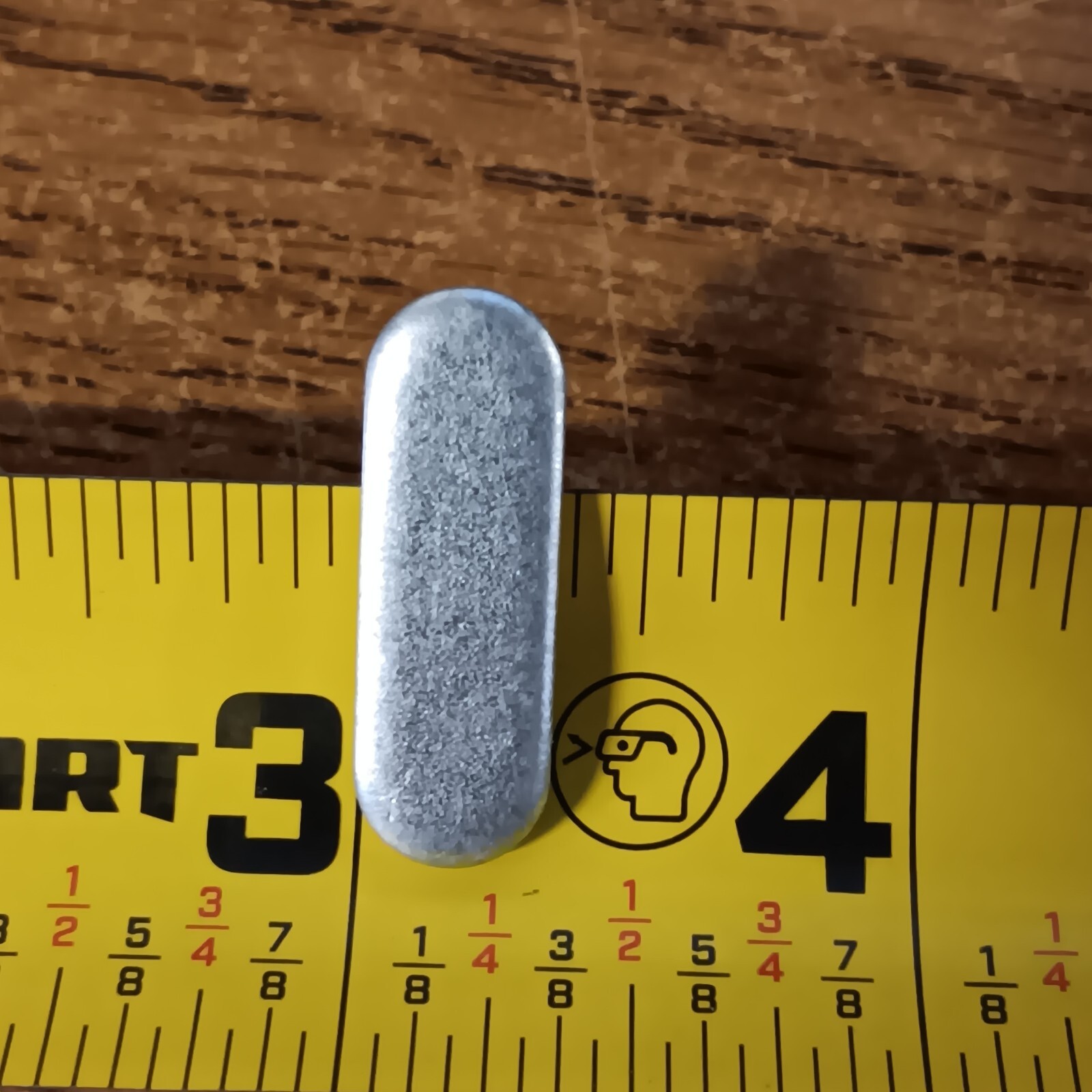 50PCS GALVANIZED STEEL 11GA x 1″ x 5/16″ OVAL , SCRAP, WELDING, ARTS & CRAFTS