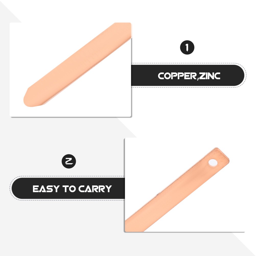 1 Set Zinc Anode and Copper Strips for DIY Battery Experiment Assorted Colors