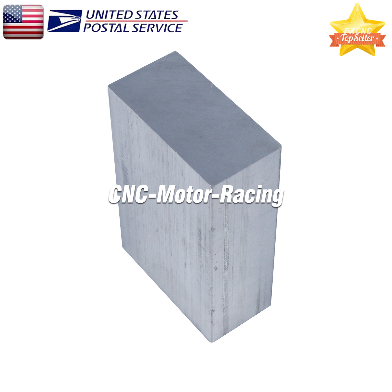 Aluminum Raw Material Flat Plate Sheet Long 75mm/2.95inch Thick 25mm/0.98″