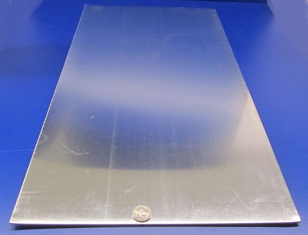 3003 Aluminum Sheet 1/2 Hardness, .100″ Thick x 12″ x 24″ Length