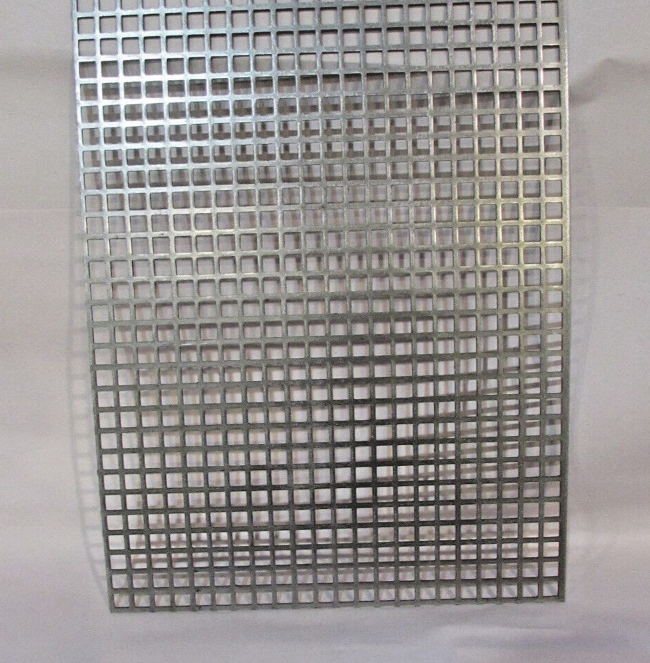 3/8″ SQUARE HOLE CARBON STEEL PERFORATED SHEET– 5″ x 5″