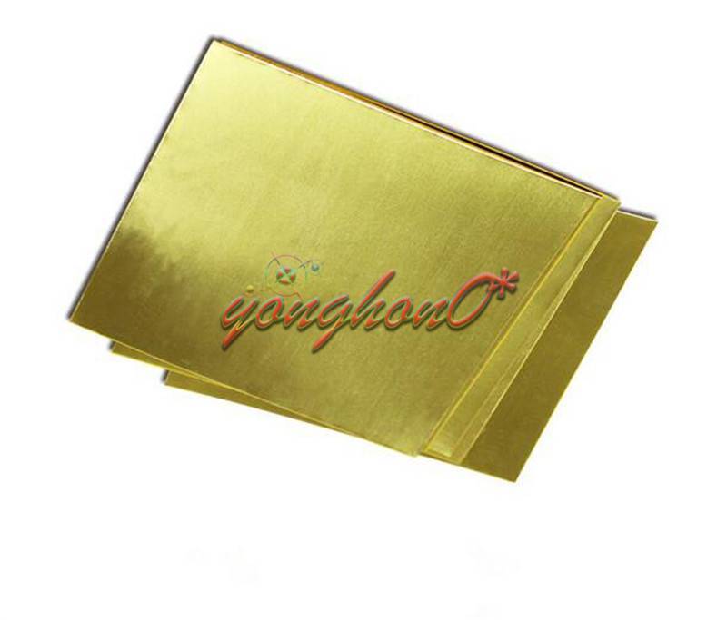 1PCs Brass Metal Sheet Plate 2.5mm x 100mm x 100mm