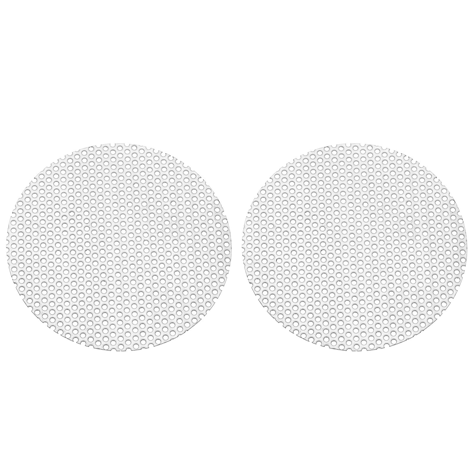 3″ 304 Stainless Steel Perforated Sheet, 2Pcs 0.06″ Hole Metal Mesh Plate