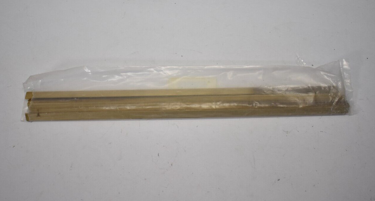 Lot of 8 RS Pro Brass Flat Bars Rods 1/2″ W x 1/8″ H x 500mm L 728 6888